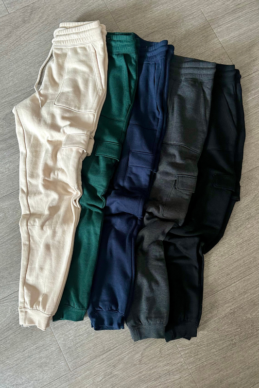 High Rise Cargo Joggers