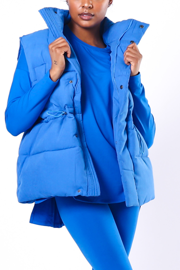 Royal blue 2025 puffer vest