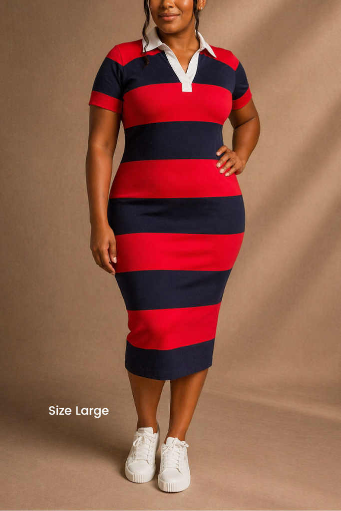 polo midi dress women Striped – Red/Navy Small Color:Alabaster sparkly dress toddler Women's Smith Oxford Shirt seam pockets