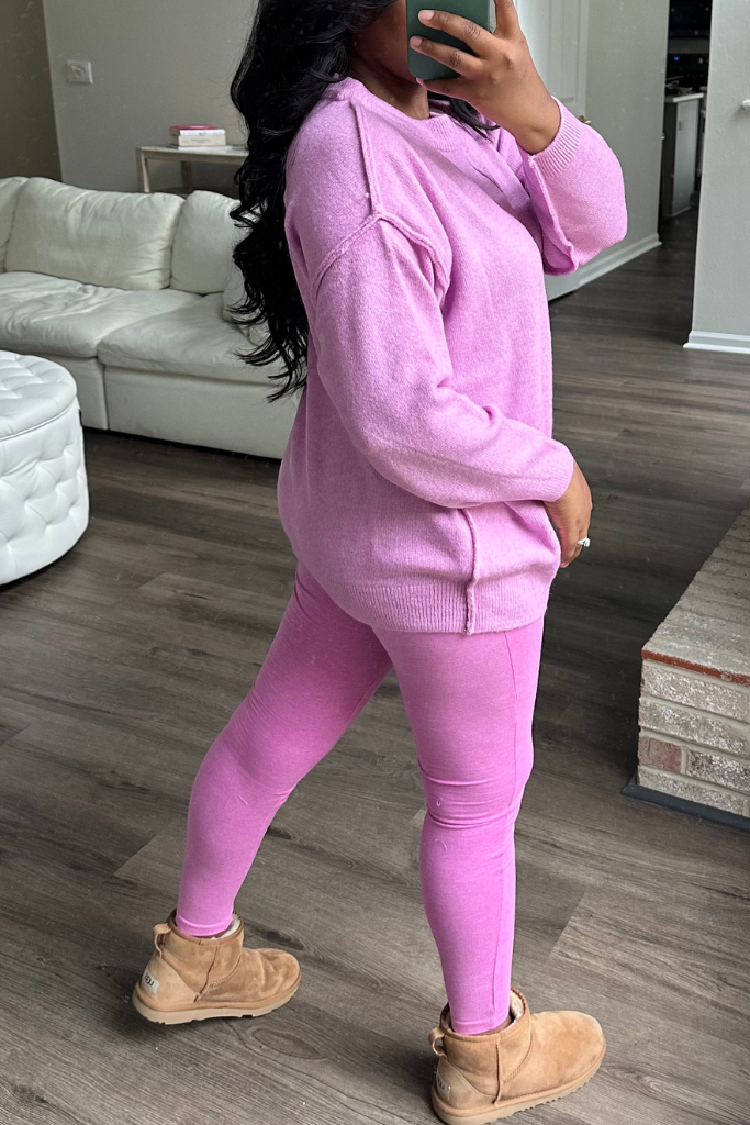 Sweater 2025 leggings set