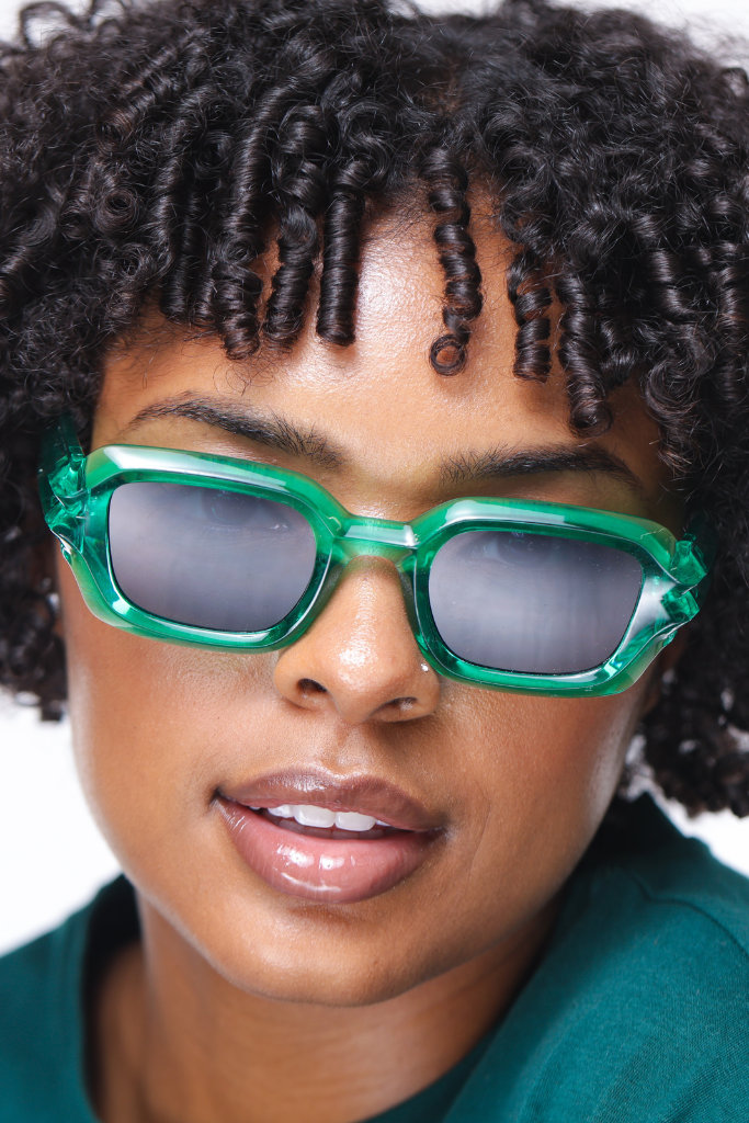 Crystal Green Sunglasses