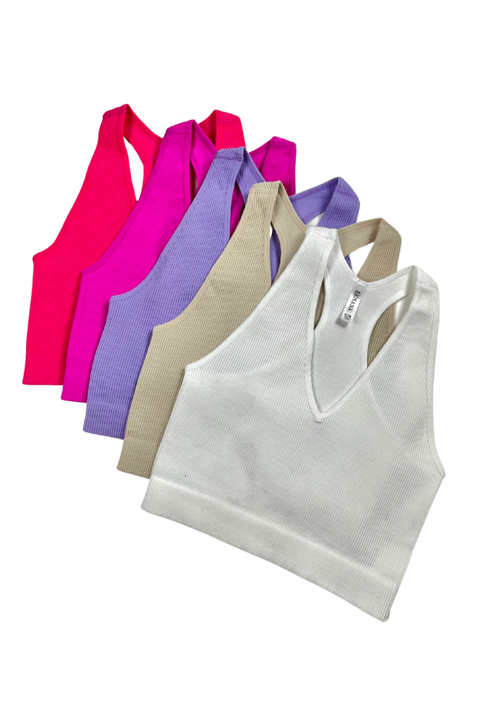 Ribbed Cropped Tank