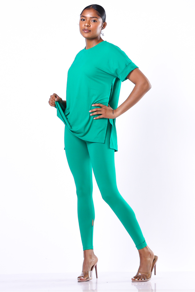 Ada Organic Cotton 7/8 Legging - Kelly Green | Organic cotton leggings,  Perfect leggings, Cotton leggings