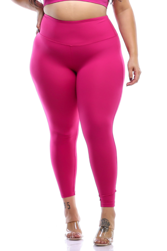 Microfiber Wide Waistband Leggings
