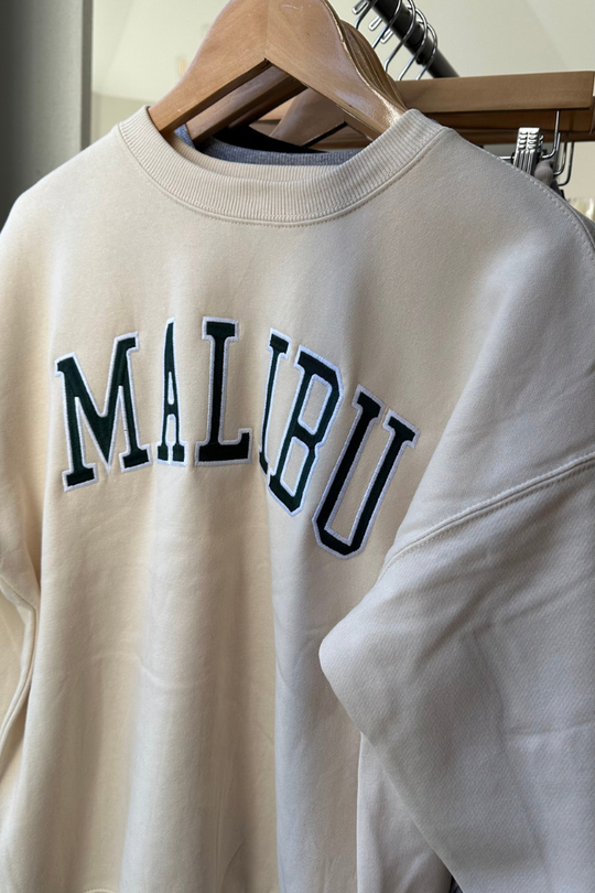 Malibu Vibes Relaxed Fleece Sweatshirt