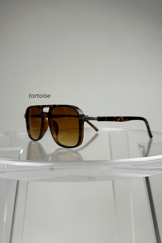Chelsea Double Bridge Aviator Sunglasses