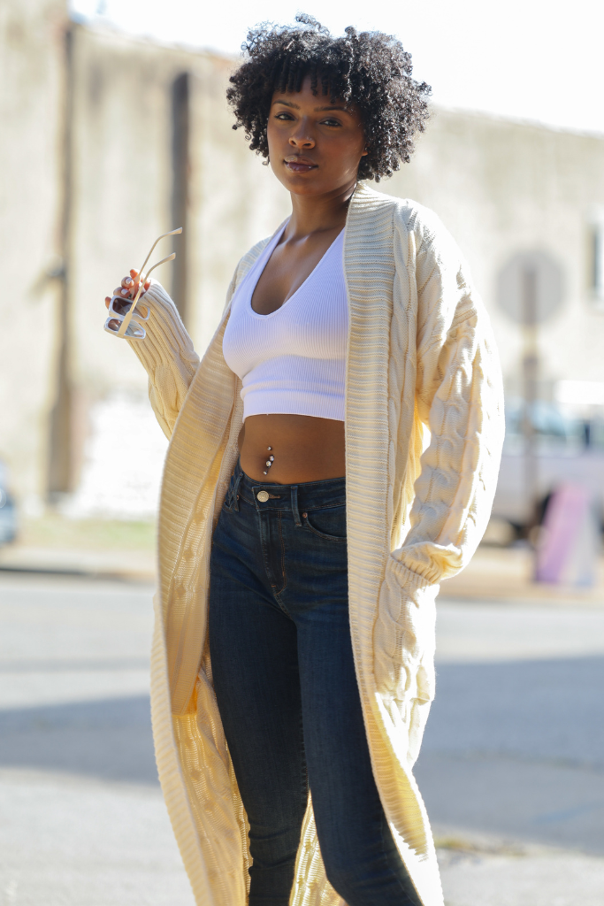 Long Cable Knit Open Cardigan | Ivory – Brazen Boutique Long Cable Knit Open Cardigan | Ivory – Brazen Boutique