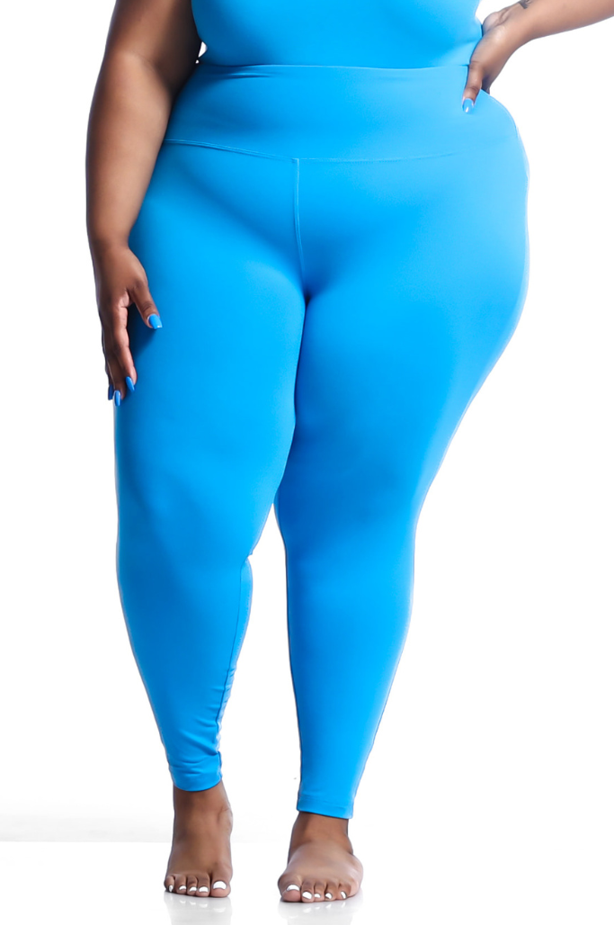 Microfiber Wide Waistband Leggings