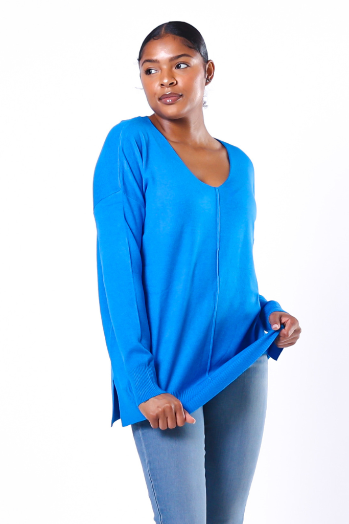 Viscose Front Seam Sweater