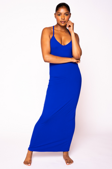  Soft Lounge Racerback Maxi Dress | Bright Blue