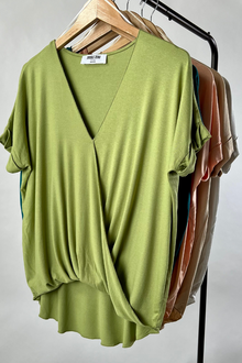  Relaxed Draped Blouse