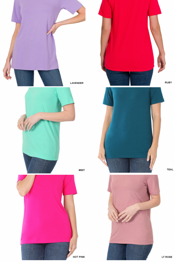 Short Sleeve Round Neck Tee