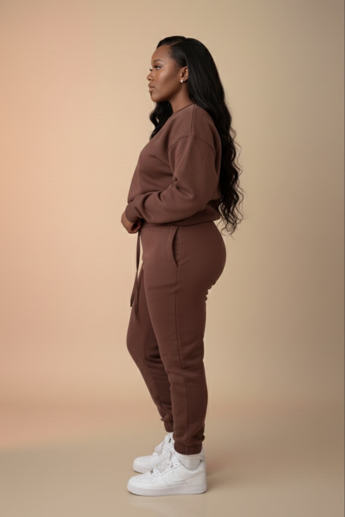 Classic Fleece Set - Brown