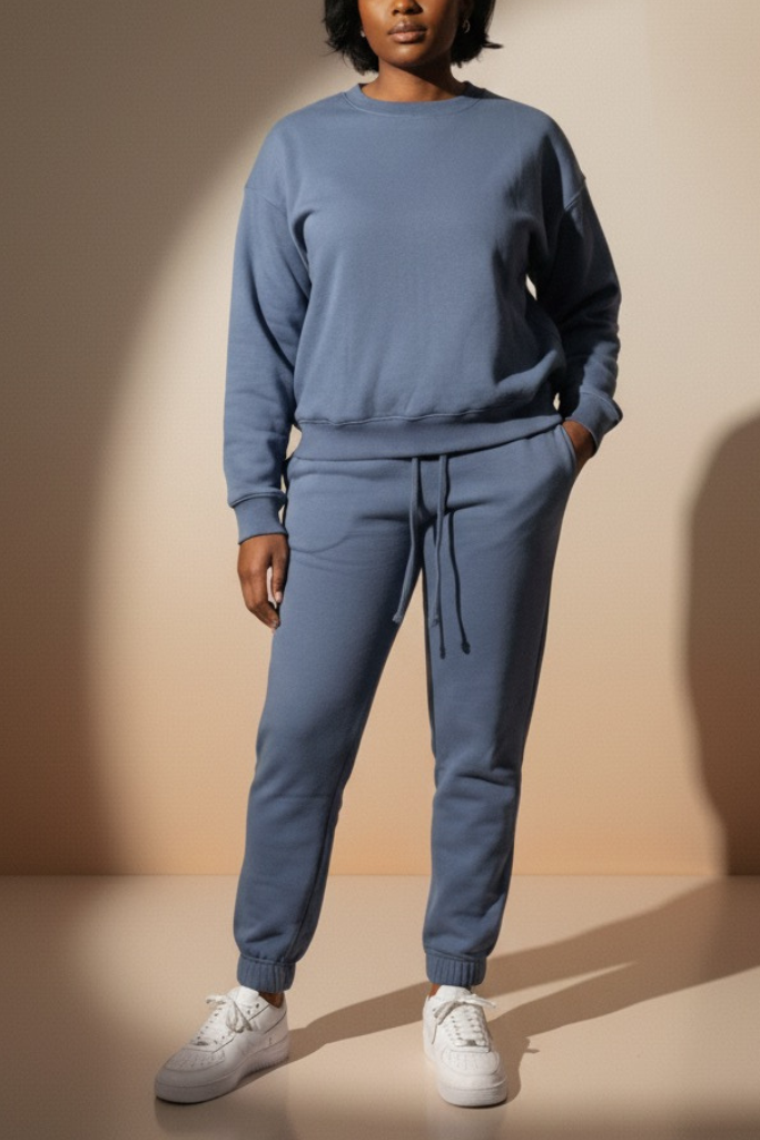 Classic Fleece Set - Dusty Blue