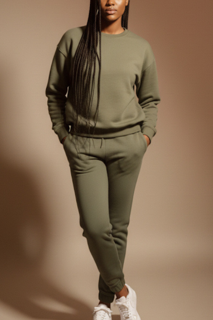 Classic Fleece Set - Olive