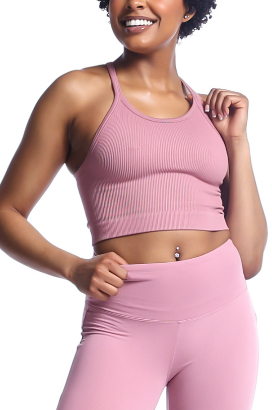 Ribbed Cropped Cami