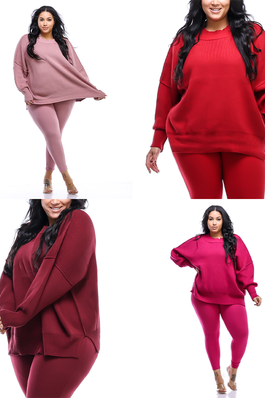 [PLUS] Oversized Knit Sweater | 8 Colors