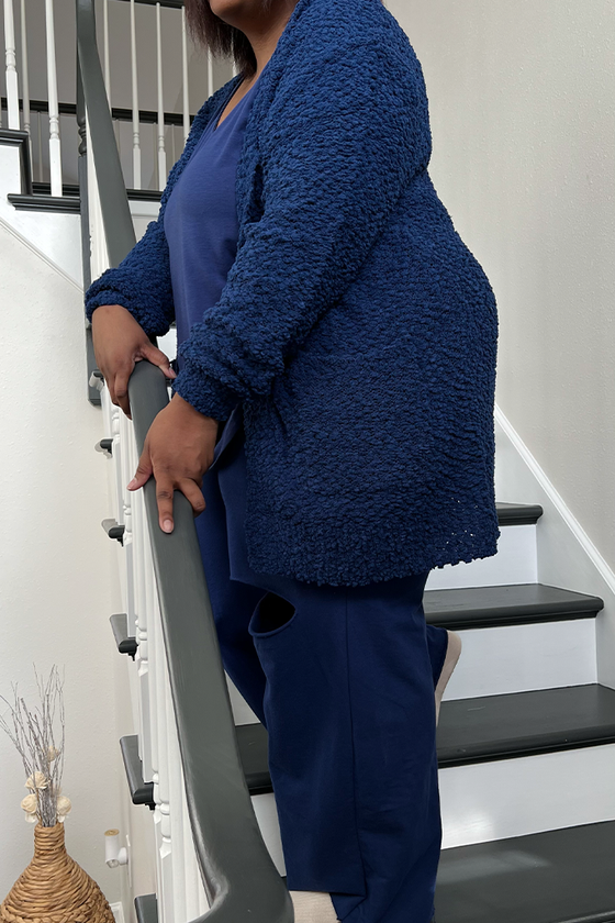 [PLUS] Popcorn Cardigan with Pockets (13 colors)