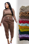 [Plus] Soft Stretch Sweatpants with Pockets | 13 Colors