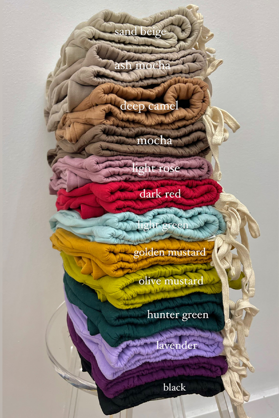 [Plus] Soft Stretch Sweatpants with Pockets | 13 Colors